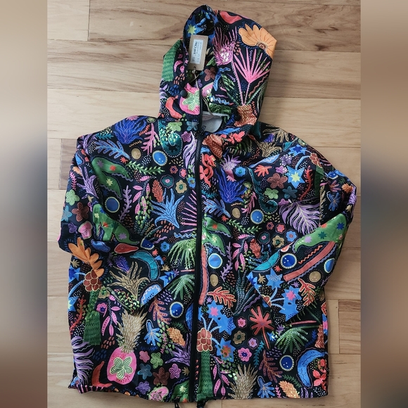 gorman Jackets & Blazers - Gorman Multicolor Abstract Hoodie